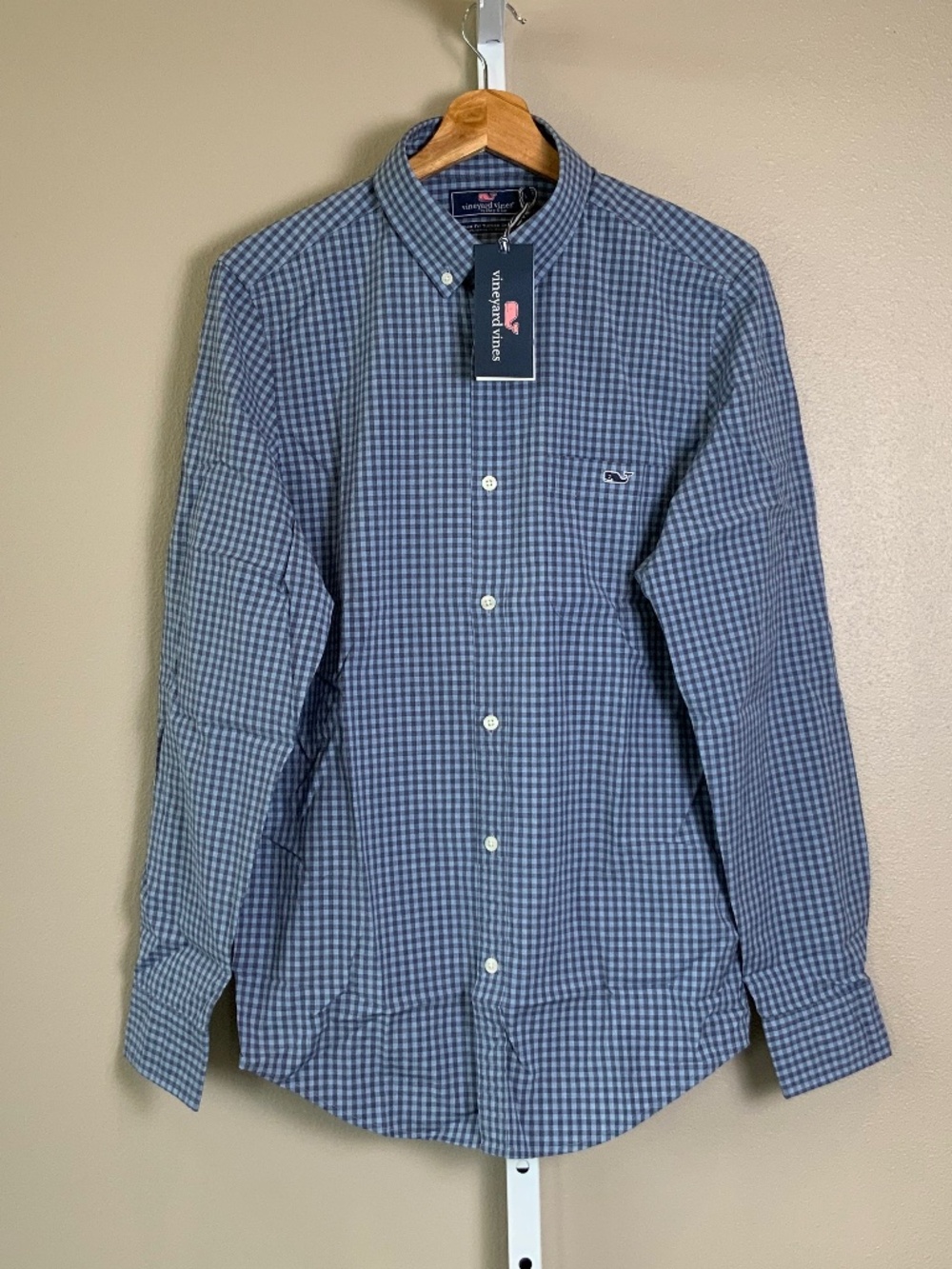 Vineyard Vines Plaid Gingham Slim Fit Tucker Button Down Oxford Shirt